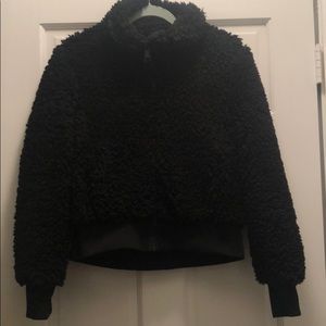 Zara fleece bomber worn once!